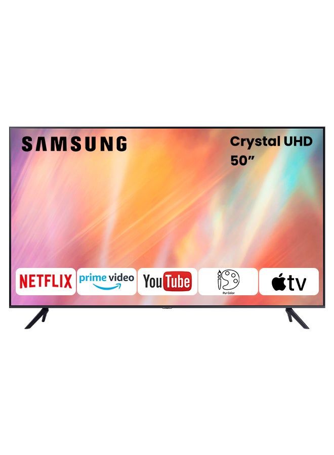 50-Inch Crystal UHD Crystal Processor 4K Flat Smart Tv UA50AU7000UXZN / UA50AU7000UXEG Titan Grey - Image 5